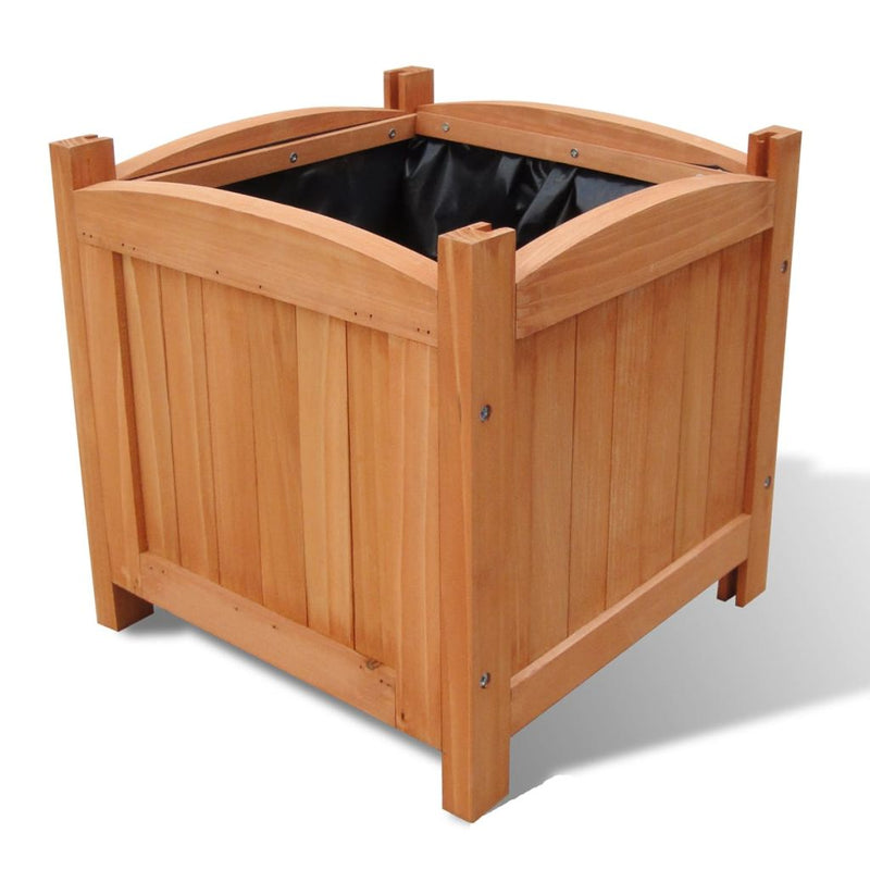 Wooden Planter 30 x 30 x 30 Cm (Set Of 2)