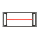 Work Bench Frame Matte Black And Matte Red 110 X 50 X 79 Cm Metal