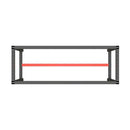 Work Bench Frame Matte Black And Matte Red 140 X 50 X 79 Cm Metal