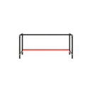 Work Bench Frame Matte Black And Matte Red 180 X 57 X 79 Cm Metal