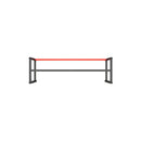 Work Bench Frame Matte Black And Matte Red 180 X 57 X 79 Cm Metal