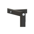 Work Bench Frame Matte Black And Matte Red 180 X 57 X 79 Cm Metal