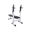 Workout Bench With Weight Dumbbell Set And Rack Barbell