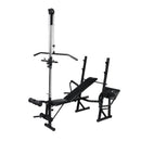 Workout Bench With Weight Rack Barbell And Dumbbell Set