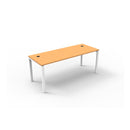 Luxe Prima 1 Person Single Sided Workstation Beech 1200Mm W X 700Mm D