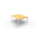 Premier 2 Person Double Sided Workstation Beech 1800Mm W X 700Mm D