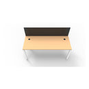 Line Prima 1 Person Single Sided Workstation Beech 1800Mm W X 700Mm D