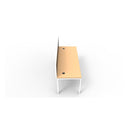 Line Prima 1 Person Single Sided Workstation Beech 1200Mm W X 700Mm D