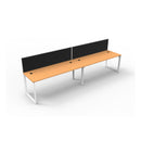 Prime Single Sided 2 Person Workstation 1200Mm W X 700Mm D Beech