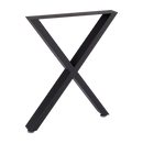 X Shaped Table Bench Desk Legs Black