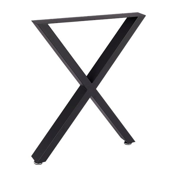 X Shaped Table Bench Desk Legs Black