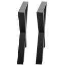 X Shaped Table Bench Desk Legs Black