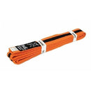 Yamasaki Coloured Martial Arts Belts With Black Stripe Orange Black