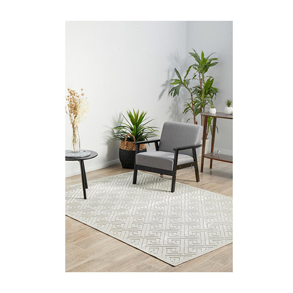 Cheshire Alice Natural White Rug