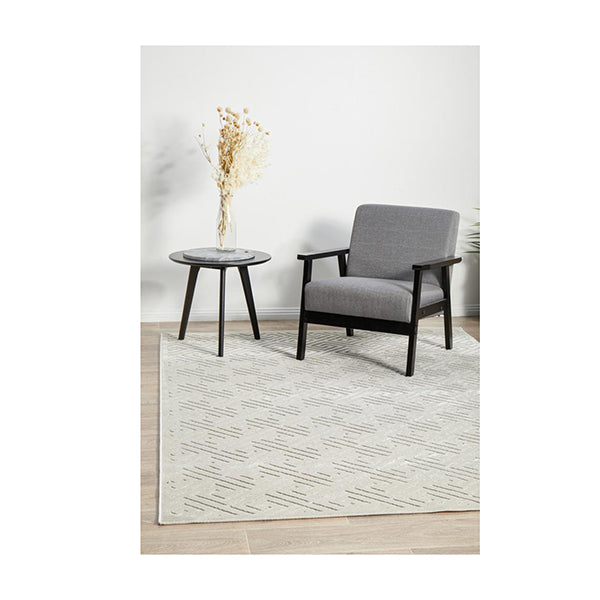 Cheshire Alice Natural White Rug