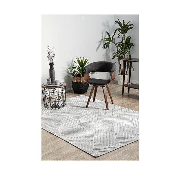 Cheshire Cindy Silver Rug