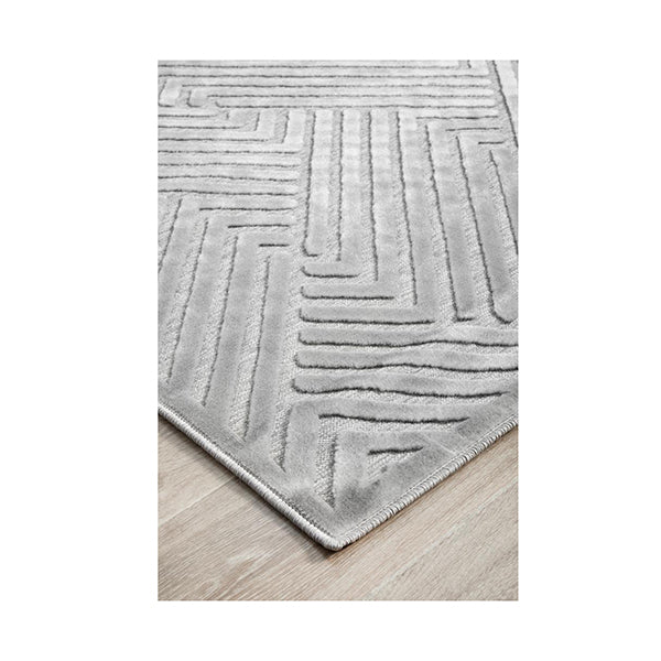 Cheshire Cindy Silver Rug