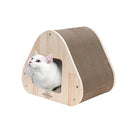 Yaomi Wood Triangle Cat Scratcher Sofa