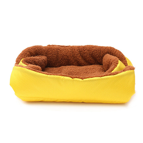 Yellow Dual Purpose Cushion Pet Mat