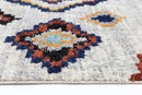 Bohemian Moroccan Agadir White Rug