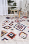 Bohemian Moroccan Agadir White Rug