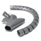 Ty It Zip Cable Wrap With Clip Tool Organizer 20Mm Grey