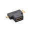 Ugreen Micro HDMI + Mini HDMI Male to HDMI Female Adapter