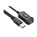 UGREEN USB 2.0 Active Extension Cable with USB for Power 5M