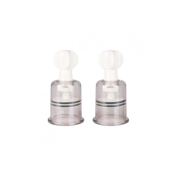 Nipple And Clit Suckers Medium 2 Pc Clear