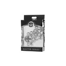 Rings Of Fire Stainless Steel Nipple Press Set Silver