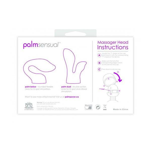 Palmsensual Massager Heads For Use With Palm Power Pink
