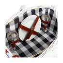 2 Person Picnic Basket White Deluxe