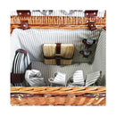 4 Person Picnic Basket Deluxe Outdoor Corporate Blanket Park