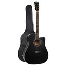 41 Inch Electric Acoustic Guitar Wooden Classical Full Size Bass Black