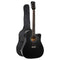 41 Inch Electric Acoustic Guitar Wooden Classical Full Size Bass Black