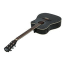41 Inch Electric Acoustic Guitar Wooden Classical Full Size Bass Black