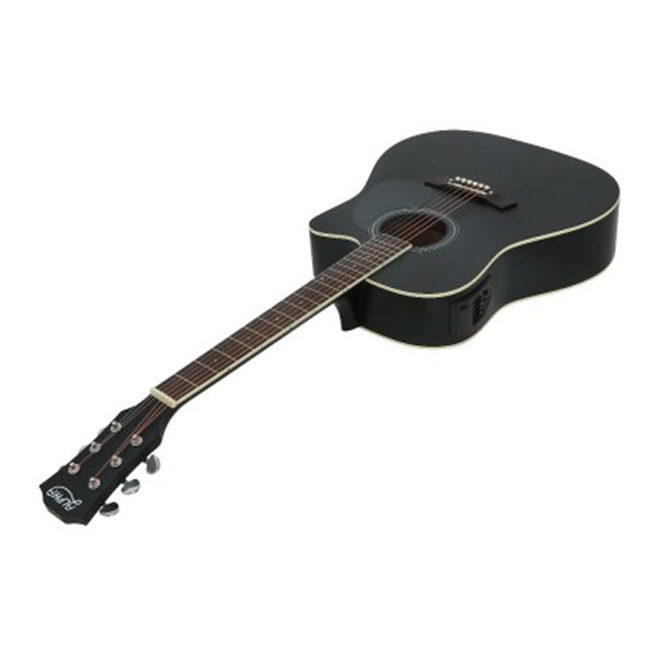 41 Inch Electric Acoustic Guitar Wooden Classical Full Size Bass Black