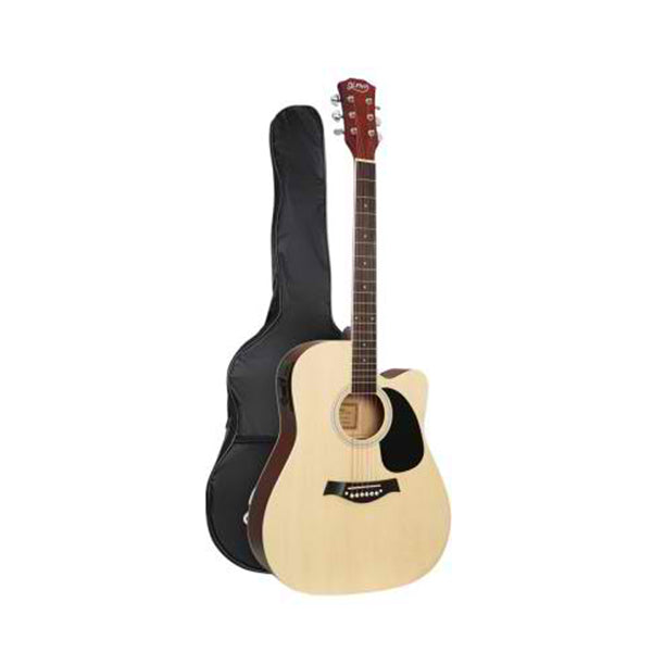 41 Inch Electric Acoustic Guitar Wooden Classical Pickup Bass Natural