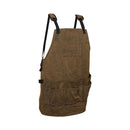 Waxed Canvas Tool Apron Adjustable Workshop Waterproof Woodworking