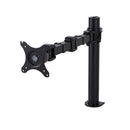 Spin Single Monitor Arm 408Mm H Central Pole 425Mm Arm Reach Black