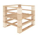 Garden Pallet Armchair Wood