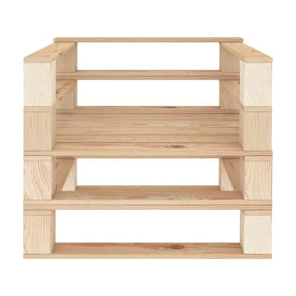 Garden Pallet Armchair Wood