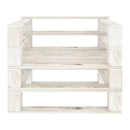 Garden Pallet Armchair Wood White