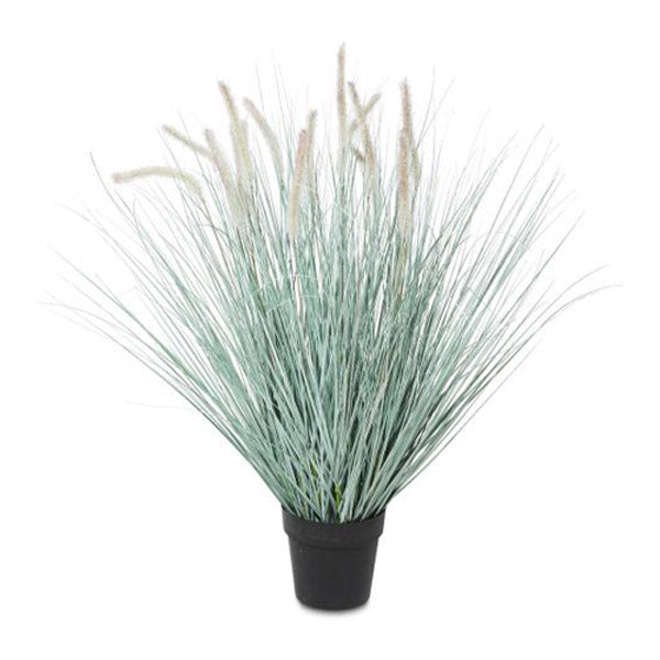 Plastic Cattail Grass 92Cm With Pot