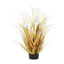 Plastic Tall Grass Reed With Pot 55X55X127Cm