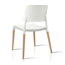 Artiss Set Of 4 Wooden Stackable Dining Chairs