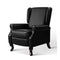 Recliner Chair Luxury Lounge Armchair Single Sofa Couch Leather Black