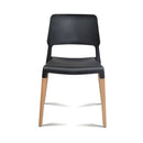 Artiss Set Of 4 Wooden Stackable Dining Chairs