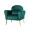 Armchair Lounge Chair Accent Chairs Velvet Couch 80X63X85Cm