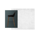 2X Kitchen Bar Stools Wooden Chairs Bentwood Barstool Leather Black